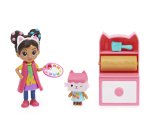 Gabby's Dollhouse , Mini set Studio d’arte, con Gabby e Baby Scatola, giochi per bambini dai 3 anni in su