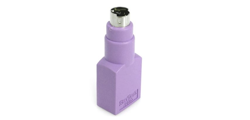 StarTech.com USB auf PS2 Tastatur Adapter - PS/2 Stecker zu USB Buchse Adapter