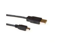ACT SB2412 câble USB USB 2.0 1,8 m USB A Mini-USB B Noir