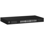 LevelOne GEP-2841 network switch Managed L2 Gigabit Ethernet (10/100/1000) Power over Ethernet (PoE) 1U Black