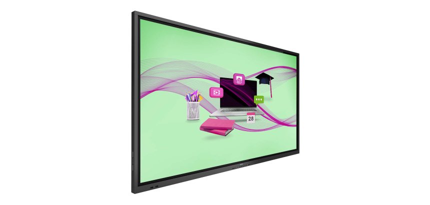 Philips Signage Solutions E-Line Pantalla plana para señalización digital 165,1 cm (65") ADS Wifi 350 cd / m² 4K Ultra HD Negro Pantalla táctil Procesador incorporado Android 10
