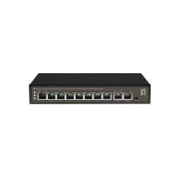 LevelOne FGP-1031 switch di rete Non gestito Gigabit Ethernet (10/100/1000) Supporto Power over Ethernet (PoE) Nero