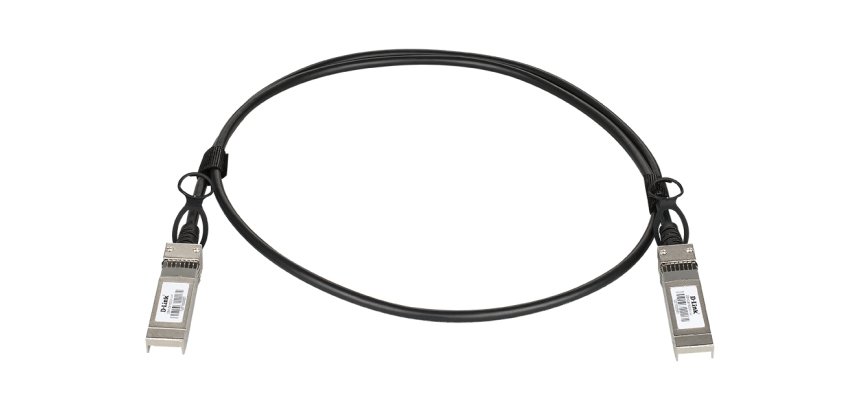 D-Link DEM-CB100S28 câble InfiniBand et à fibres optiques 1 m SFP28 Noir, Argent