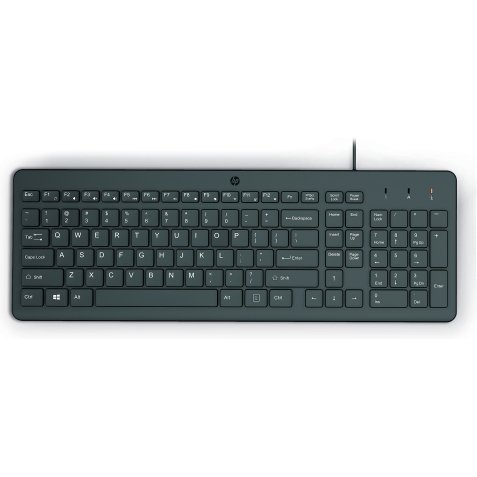 HP 150 WD KBD FR clavier Universel USB Noir