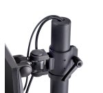StarTech.com Desk Mount For 2x Vertically Stacked Monitors, Dual 49", Total 70lb (32kg), C-Clamp, Quick-Release VESA System, Widescreen 16:9/Ultrawide 32:9, TAA