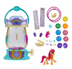 My Little Pony : A New Generation Movie Sparkle Reveal Lantern Sunny Starscout - Light Up Toy with 25 Pieces, Surprises