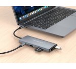 Conceptronic DONN06G 10-in-1 USB 3.2 Gen 1 Docking Station, HDMI, 100W USB PD, USB-C 5Gbps x 2, USB-A 5Gbps x 3, SD, TF/MicroSD, GbE