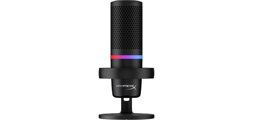 HyperX DuoCast - microphone USB (noir) - Éclairage RGB