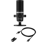 HyperX DuoCast - microphone USB (noir) - Éclairage RGB