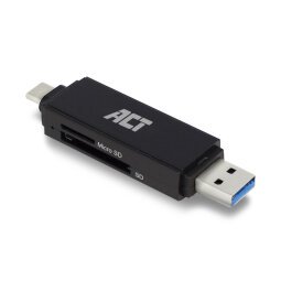 ACT USB-C/USB-A 3.0 card reader