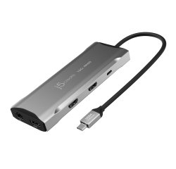 j5create JCD397-N Miniestación de acoplamiento 4K60 Elite USB-C® para tres monitores de 10 Gbps