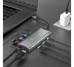 j5create JCD397-N Miniestación de acoplamiento 4K60 Elite USB-C® para tres monitores de 10 Gbps