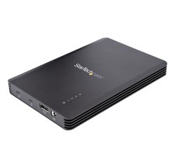 StarTech.com Boîtier SSD M.2 NVMe Thunderbolt 3 à 4 Baies - Boîtier Disque Dur Externe 1 DisplayPort vidéo et 2 Ports TB3 Downstream - Boîtier pour Disque Dur - Boîtier SSD Externe, 40Gbps, Alimentation 72W