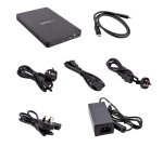 StarTech.com Boîtier SSD M.2 NVMe Thunderbolt 3 à 4 Baies - Boîtier Disque Dur Externe 1 DisplayPort vidéo et 2 Ports TB3 Downstream - Boîtier pour Disque Dur - Boîtier SSD Externe, 40Gbps, Alimentation 72W