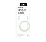 Celly USBCUSBCCOTTGN cavo USB 1,5 m USB C 60 W Verde, Bianco