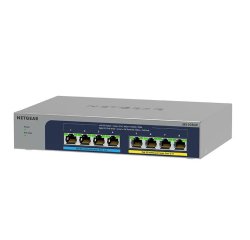 NETGEAR MS108UP Non-géré 2.5G Ethernet (100/1000/2500) Connexion Ethernet, supportant l'alimentation via ce port (PoE)