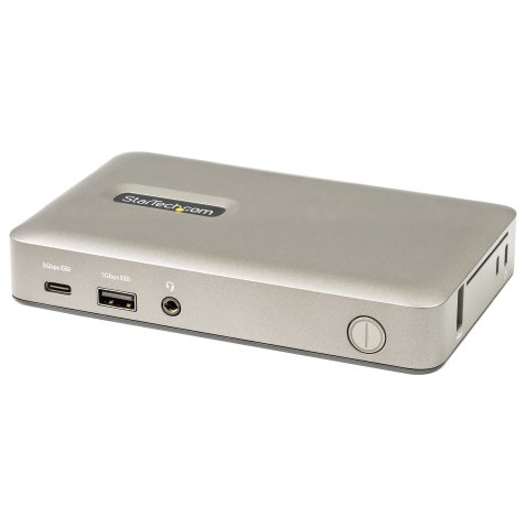 StarTech.com Docking Station USB C - USB-C a DisplayPort 4K 30Hz o VGA - Carga con Entrega de Alimentación PD de 65W - Hub USB 3.1 Gen 1 de 4 puertos - Replicador de Puertos USB Tipo C