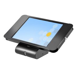 StarTech.com Soporte Seguro para Tablet - Base Universal Antirrobo para Tablets de hasta 10,5" - con Cerradura y Compatible con K-Slot - de Montaje en Escritorio, Pared o VESA - para POS