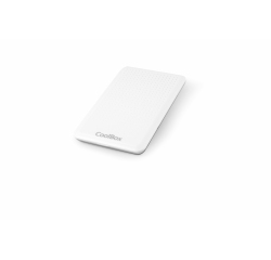 CoolBox SlimChase M-2503 Carcasa de disco duro/SSD Blanco 2.5"