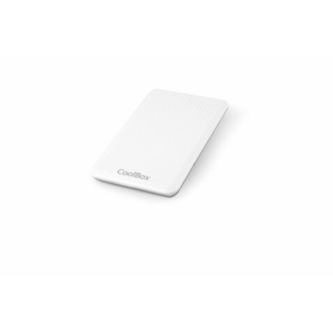 CoolBox SlimChase M-2503 Carcasa de disco duro/SSD Blanco 2.5"