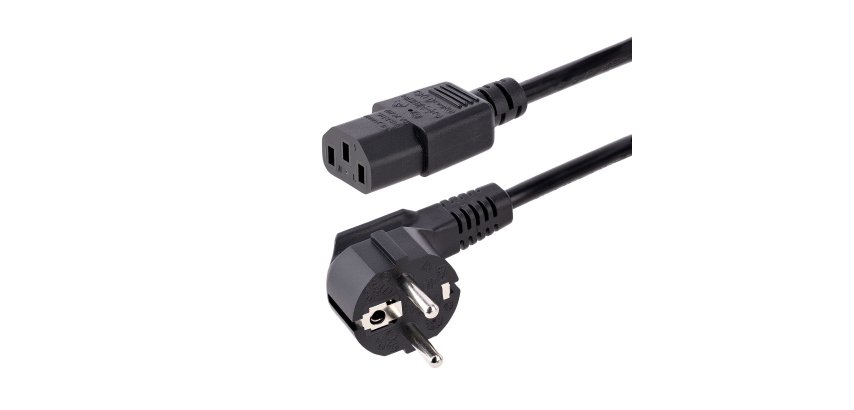 StarTech.com PC Power Cable 18 AWG, 10 A 250V 3 m