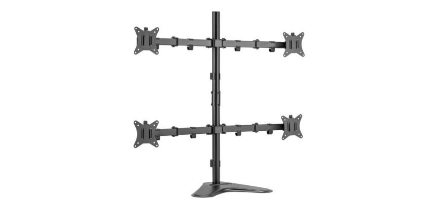 Equip Soporte de mesa articulado para monitor cuádruple de 17"-32