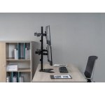Equip Soporte de mesa articulado para monitor cuádruple de 17"-32