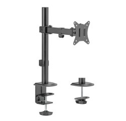 Equip Soporte de escritorio articulado para monitor de 17«-32», negro