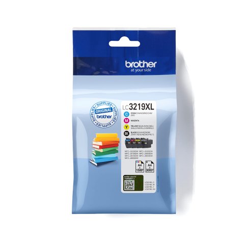 Brother LC3219XLVALDR cartouche d'encre 4 pièce(s) Original Noir, Cyan, Magenta, Jaune