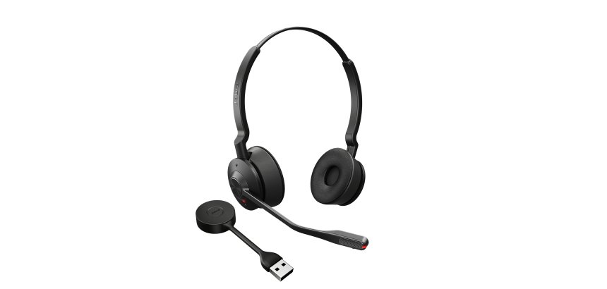 Jabra Engage 55 Casque Sans fil Arceau Bureau/Centre d'appels Noir, Titane