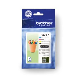 Brother LC-3217VAL ink cartridge 4 pc(s) Original Black, Cyan, Magenta, Yellow