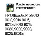 HP 963XL Cartouche d'encre jaune authentique, grande capacité