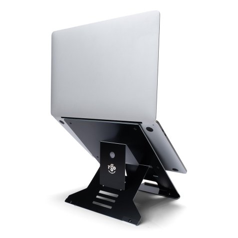 R-Go Tools Support pour ordinateur portable R-Go Riser Document, ergonomique, pliable et réglable avec porte-documents, noir