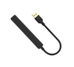 Conceptronic C4PUSB3 hub de interfaz USB 3.2 Gen 1 (3.1 Gen 1) Type-A 5000 Mbit/s Negro