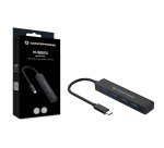 Conceptronic CTC4USB3 hub de interfaz USB 3.2 Gen 1 (3.1 Gen 1) Type-C 5000 Mbit/s Negro