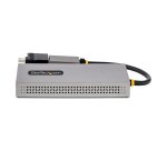 StarTech.com Adaptador de USB a HDMI Doble, USB A/C a 2 Pantallas HDMI (1x 4K30Hz, 1x 1080p), Dongle Integrado USB-A a C, Cable de 11cm, Adaptador USB 3.0 a HDMI, Windows y macOS