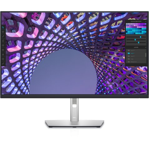 DELL P Series P3223QE computer monitor 80 cm (31.5") 3840 x 2160 Pixels 4K Ultra HD LCD Zwart