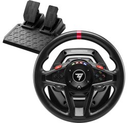 Thrustmaster T128 Nero USB Sterzo + Pedali Analogico PC, Xbox, Xbox One