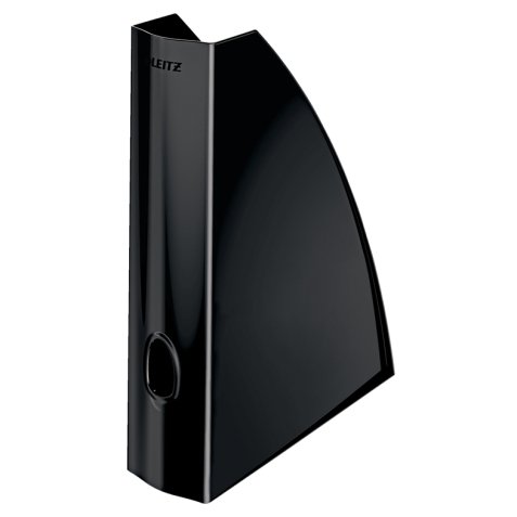 Porte-revues Wow. Dimensions (hxp) : 31,2 x 25,8 cm. Dos de 7,5 cm. Coloris Noir