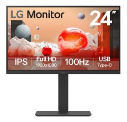 Monitor PC 23,8" / 60,5 cm LG 24BA750-B 1920 x 1080 Pixeles Full HD LCD Negro