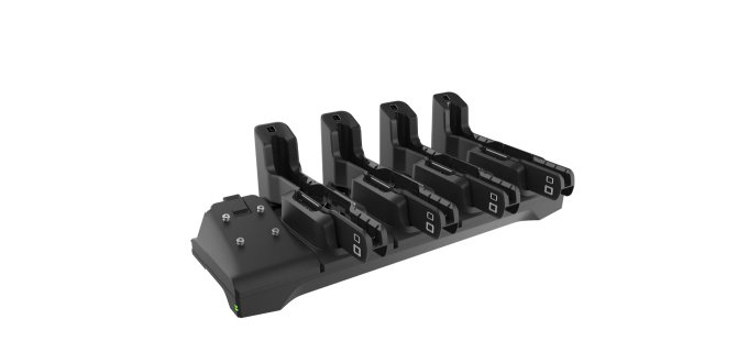 Zebra CRD-ET4X-4S10I1-01 cargador de dispositivo móvil Tableta Negro Corriente alterna Interior