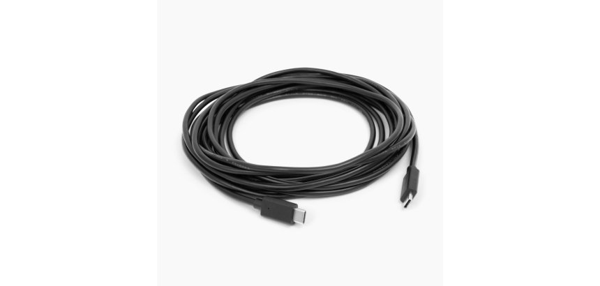 Owl Labs USB C Male to USB C Male Cable for Meeting Owl 3 (16 Feet / 4.87M) câble USB 4,87 m Noir