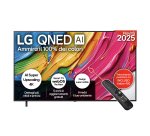 LG QNED AI 75QNED80A6A TV Serie QNED80 75'' 4K, a7 Gen8, HDR10, 20W, 3 HDMI con Game Optimizer, Smart TV WebOS 25