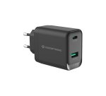 Conceptronic ALTHEA20B45 Caricabatterie per dispositivi mobili Universale Nero AC Ricarica rapida Interno