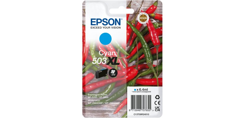Epson Singlepack Cyan 503XL Ink