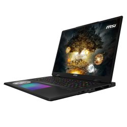 MSI Titan 18 HX Dragon Edition Norse Myth A2XWJG-283FR Intel Core Ultra 9 285HX Ordinateur portable 45,7 cm (18") UHD+ 96 Go DDR5-SDRAM 6 To SSD NVIDIA GeForce RTX 5090 Wi-Fi 7 (802.11be) Windows 11 Pro Noir
