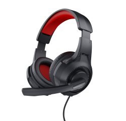 Trust 24785 auricular y casco Auriculares Alámbrico Diadema Juego Negro, Rojo
