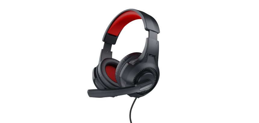Trust 24785 auricular y casco Auriculares Alámbrico Diadema Juego Negro, Rojo