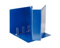 Raccoglitore personalizzabile Display - 22 x 30 cm - 4 anelli quadri 65 mm - dorso 8,5 cm - blu - Esselte