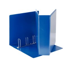 Raccoglitore personalizzabile Display - 22 x 30 cm - 4 anelli quadri 65 mm - dorso 8,5 cm - blu - Esselte